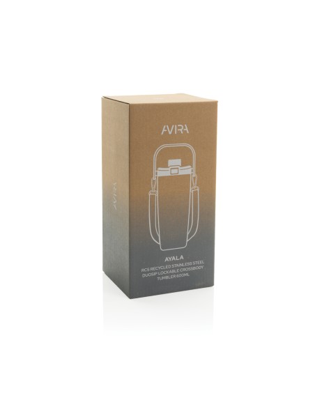 Tazza con tracolla Avira Ayala in rAcciaio RCS 600ml