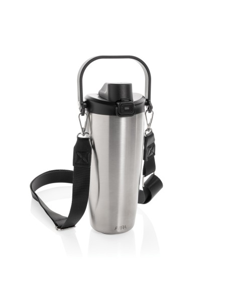 Tazza con tracolla Avira Ayala in rAcciaio RCS 600ml