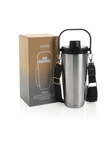 Tazza con tracolla Avira Ayala in rAcciaio RCS 600ml