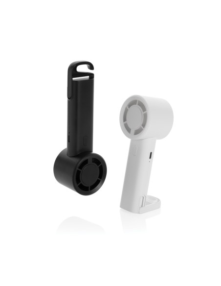 Ventilatore portatile ricarcabile Twist in rPlastica RCS
