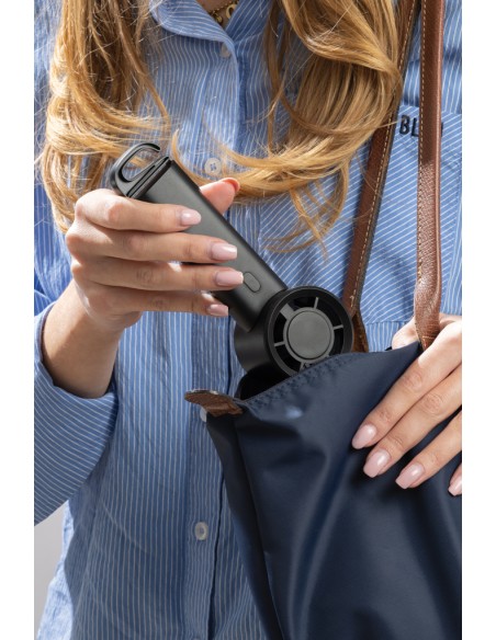 Ventilatore portatile ricarcabile Twist in rPlastica RCS
