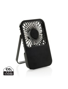 Ventilatore ricaricabile da tavolo Aervina uin rPlastica RCS