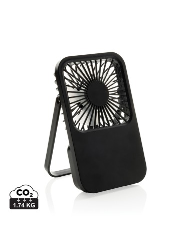 Ventilatore ricaricabile da tavolo Aervina uin rPlastica RCS