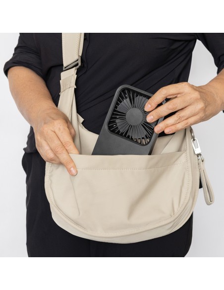 Ventilatore ricaricabile da tavolo Aervina uin rPlastica RCS