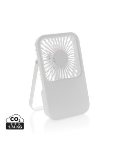 Ventilatore ricaricabile da tavolo Aervina uin rPlastica RCS