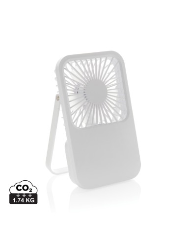 Ventilatore ricaricabile da tavolo Aervina uin rPlastica RCS