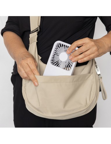 Ventilatore ricaricabile da tavolo Aervina uin rPlastica RCS