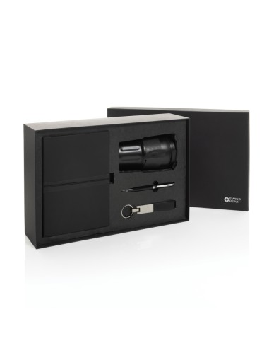 Set regalo business deluxe Swiss Peak con bicchiere RCS