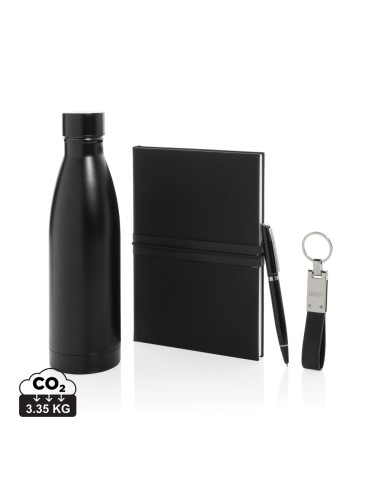 Set regalo business deluxe Swiss Peak con bottiglia RCS