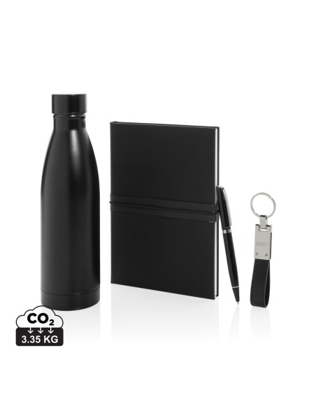 Set regalo business deluxe Swiss Peak con bottiglia RCS