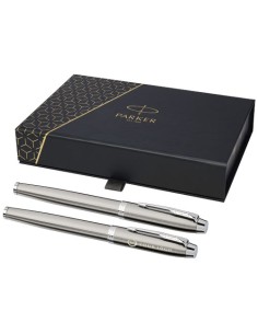 Parker set penna roller e penna stilografica IM