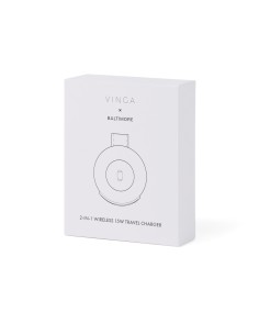 Caricatore wireless 2in1 da viaggio 15W VINGA Baltimore