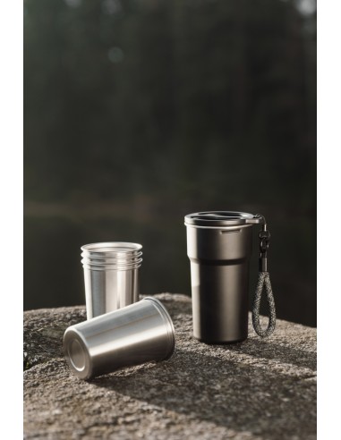 Set 4 tazze in rAcciaio VINGA Parks RCS 250ml