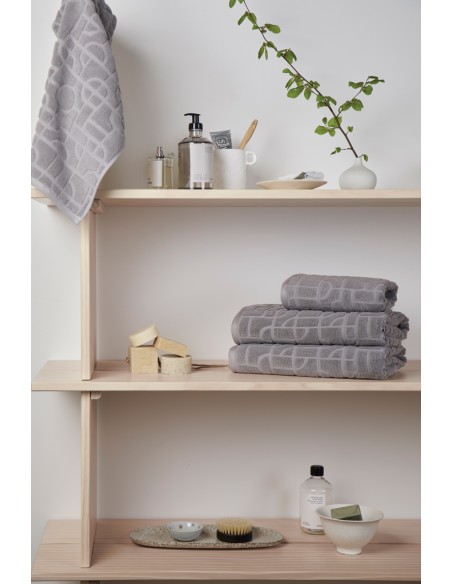 Set 4 asciugamani VINGA Verso in cotone organico OCS