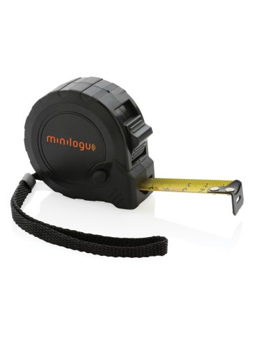 Flessometro 5m/19mm in plastica riciclata RCS con stop