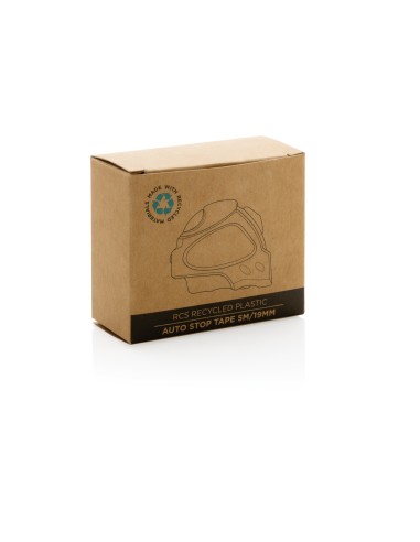 Flessometro autobloccante 5m/19mm in plastica riciclata RCS