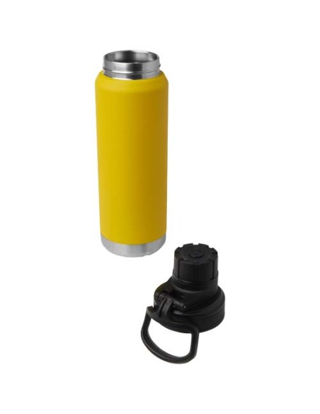 Borraccia termica in acciaio inossidabile riciclato certificato RCS con isolamento sottovuoto in rame da 700 ml Fortis (adatt