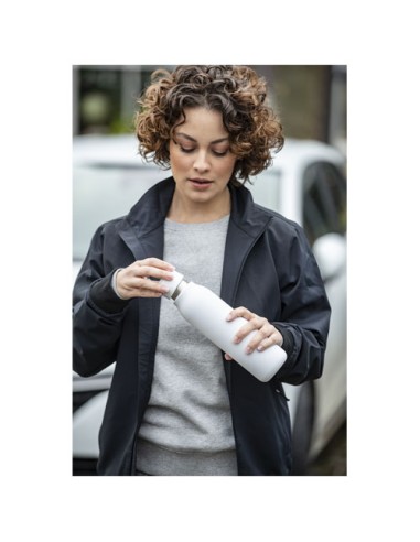 Bottiglia Marka da 600 ml con isolamento sottovuoto in rame e anello in metallo