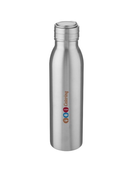 Borraccia sportiva Harper da 700 ml in acciaio inossidabile con anello in metallo