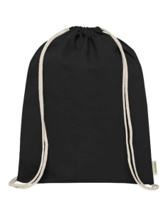Zaino con cordoncino Orissa da 140 g/m² in cotone organico - 5L