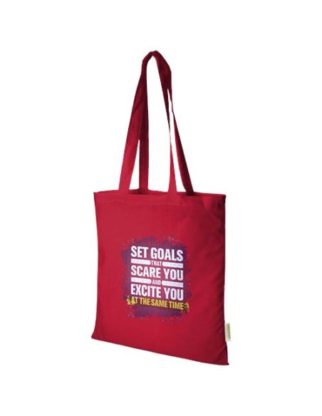 Tote bag in cotone biologico certificato OCS da 140 g/m² Odisha -7L