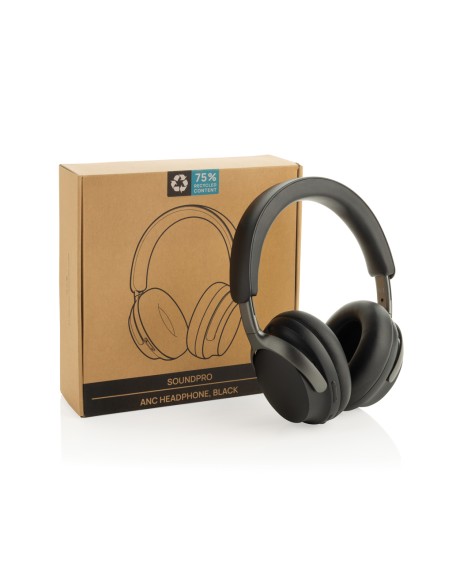 Cuffie Soundpro ANC in plastica riciclata RCS