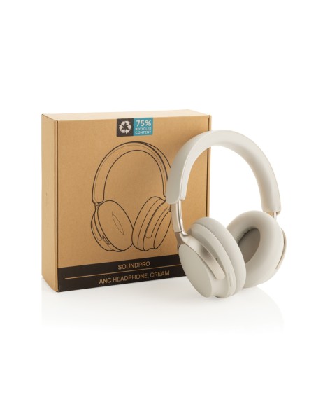 Cuffie Soundpro ANC in plastica riciclata RCS