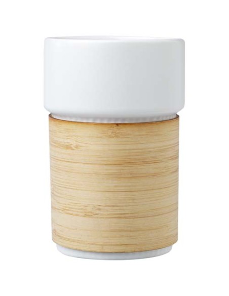 Bicchiere con custodia in bambù da 340 ml Fika