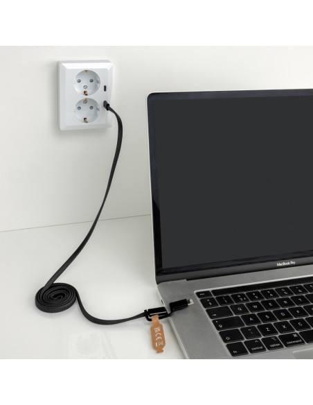 Cavo magnetico 2in1 Arc ultra fine da 60W