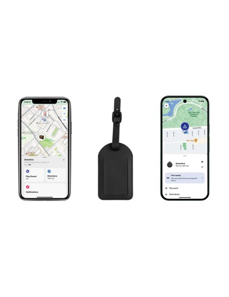 Etichetta bagaglio finder Globefind Dual RCS