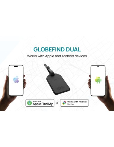 Etichetta bagaglio finder Globfind Dual RCS
