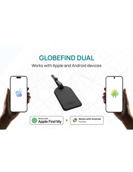 Etichetta bagaglio finder Globfind Dual RCS