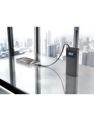 Powerbank 10000 mAh Quantum PD 45W RCS con schermo