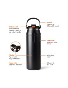 Bottiglia termica sportiva Nordic Drift Trail RCS 940ML