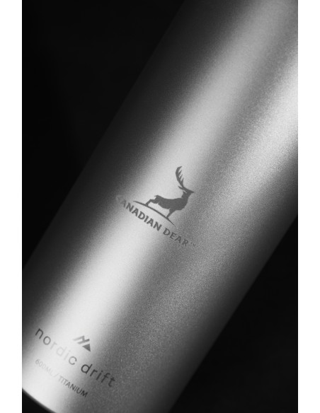 Bottiglia in titanio Nordic Drift Trail Ultra Light 600ML