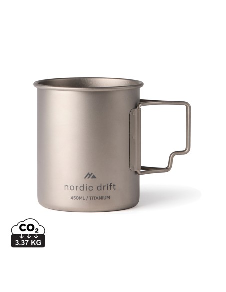 Tazza in titanio Nordic Drift Trail Ultra Light 450ML