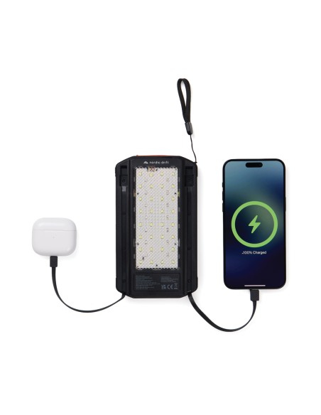 Powerbank solare 10.000mAh Nordic Drift Titan con 3 pannelli