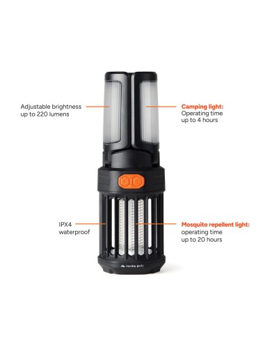Luce portatile anti zanzare Nordic Drift Titan