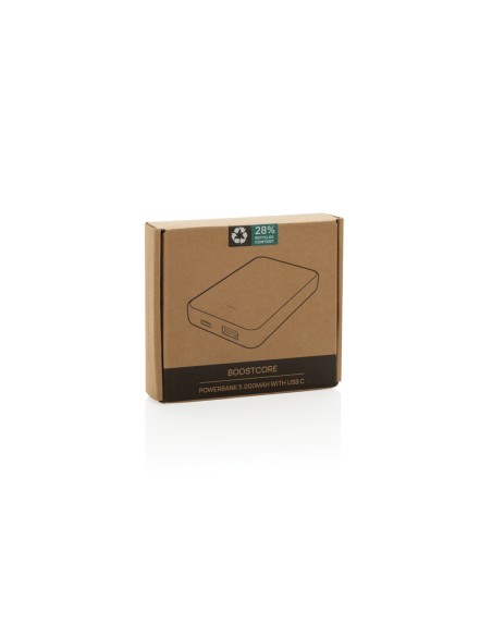 Powerbank 5.000 mAh Boostcore con type C in rABS RCS