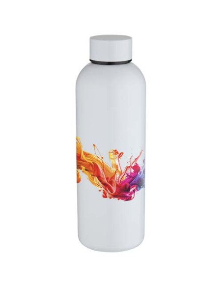 Borraccia a parete singola in acciaio inossidabile riciclato certificato RCS con stampa a sublimazione Spring da 750 ml