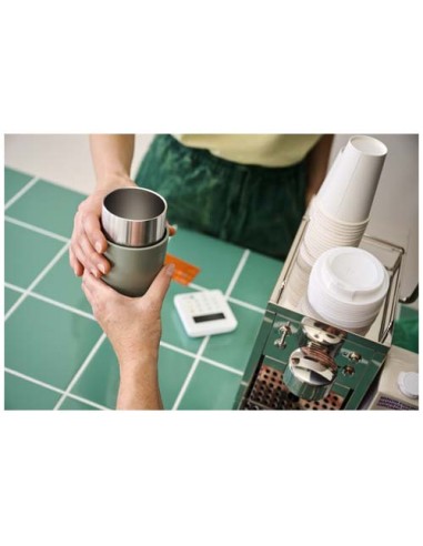 Tazza da viaggio per il caffè da 300 ml Mepal Ellipse in acciaio inossidabile riciclato