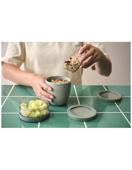 Portavivande termico composto da 3 pezzi da 500 ml + 2 da 200 ml Mepal Ellipse