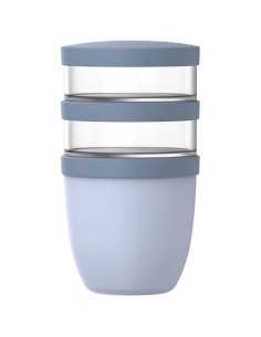 Portavivande termico composto da 3 pezzi da 500 ml + 2 da 200 ml Mepal Ellipse
