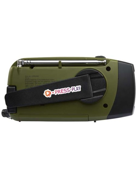 Radio di emergenza in plastica riciclata certificata RCS Avior