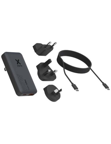 Set caricabatterie rapido da viaggio da 65 W con cavo e custodia Xtorm