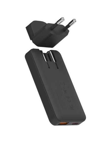 Set caricabatterie rapido da viaggio da 65 W con cavo e custodia Xtorm