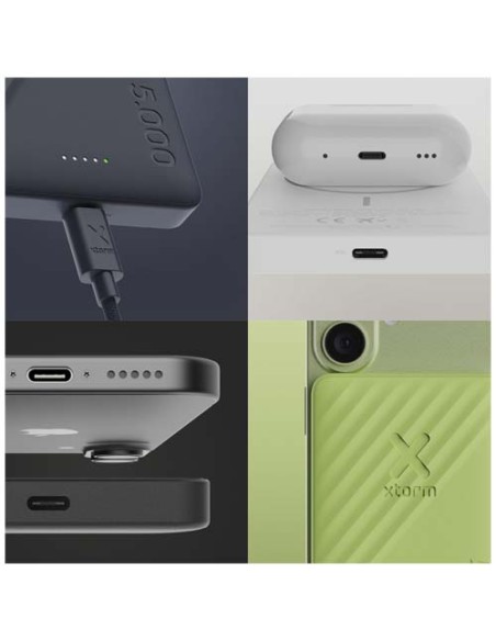 Power bank wireless da 5000 mAh 15 W Xtorm Go2