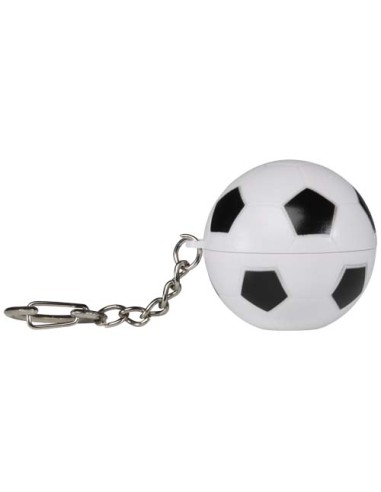 Lucidalabbra alla vaniglia a forma di pallone da calcio con fattore di protezione solare 15 e portachiavi Rami