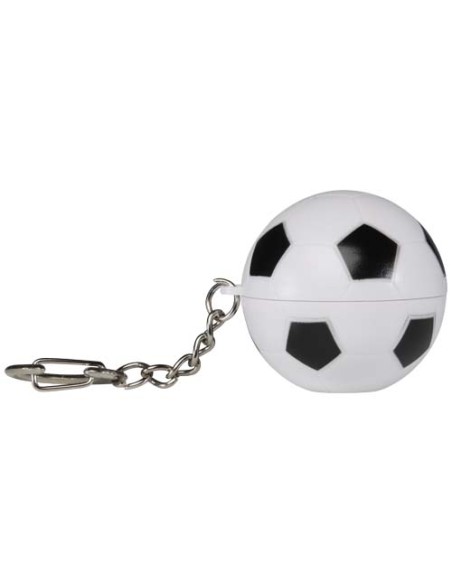 Lucidalabbra alla vaniglia a forma di pallone da calcio con fattore di protezione solare 15 e portachiavi Rami