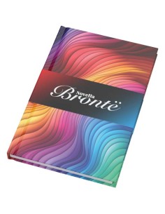 Blocco note formato A5 con copertina rigida lucida e 100 fogli Novella Brontë